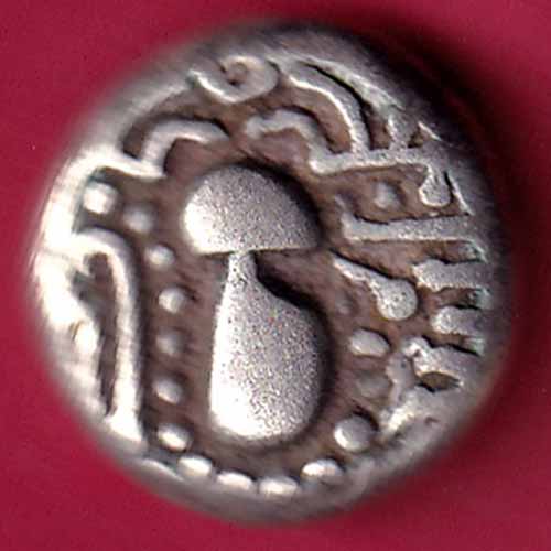 ANCIENT INDIA GADHAYA DYNASTY KING PORTRAIT COIN  :- S2201
