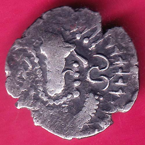 ANCIENT INDIA INDO SASSANAIN SRI HA SERIES RAJSTHAN RARE SILVER COIN :- OO389