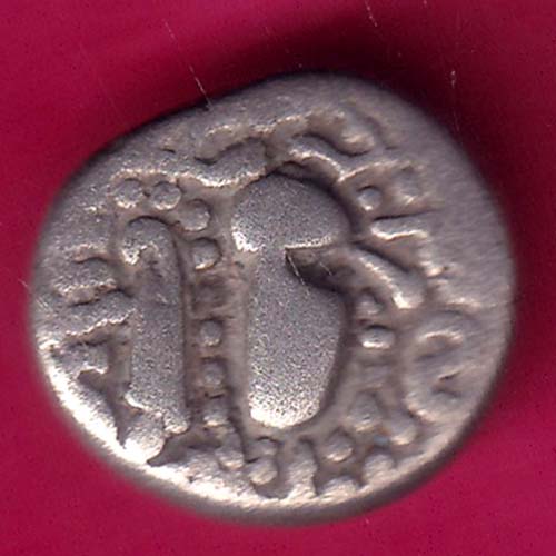 ANCIENT INDIA GADHAYA DYNASTY KING PORTRAIT  COIN–@HUB4360