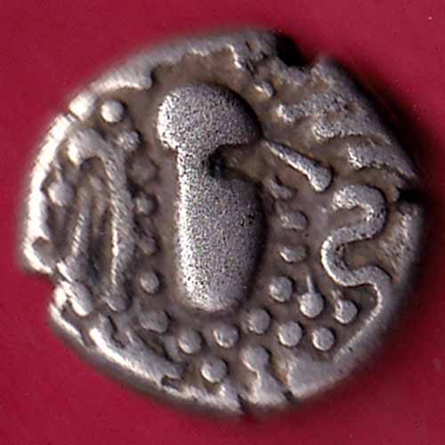 ANCIENT INDIA GADHAYA DYNASTY KING PORTRAIT COIN :- S2211