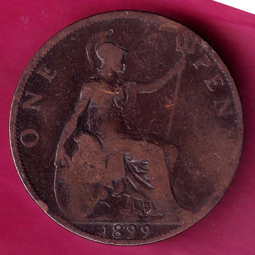 WORLD COINS 1899 ONE PENNY :- OO1790