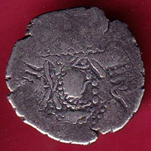ANCIENT INDIA INDO SASSANIAN SRI HA SERIES RAJASTHAN RARE SILVER COIN -VA305