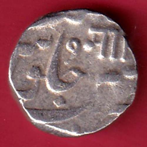 baroda state manaji one rupee silver coin  –OO5662