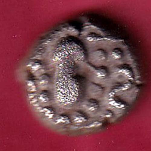 ANCIENT INDIA GADHAYA DYNASTY KING PORTRAIT COIN  :- hub 4642