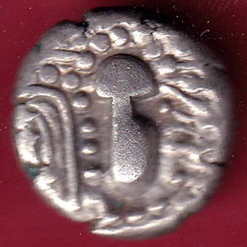 ANCIENT INDIA GADHAYA DYNASTY KING PORTRAIT COIN – S2010