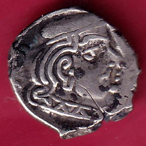 ANCIENT INDIA KSHATRAP DYNASTY KINGS PORTRAIT RARE SILVER COIN–@HUB2222