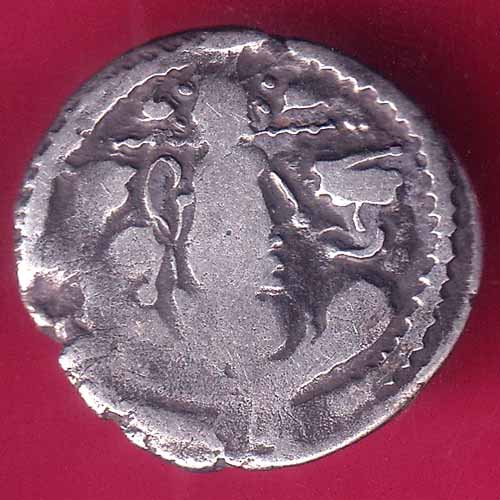 ANCIENT INDIA INDO SASSANIAN SRI HA SERIES RAJASTHAN RARE SILVER COIN-OO590