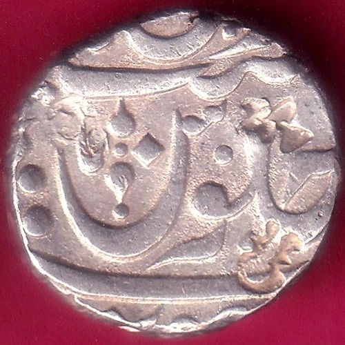 Maratha Confederacy Poona Mint One Rupee RARE SILVER COIN –@HUB5879