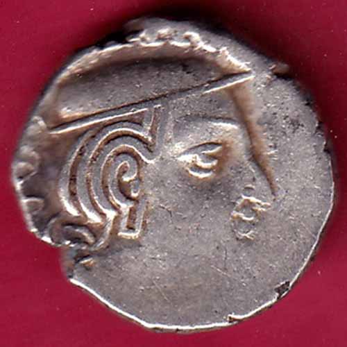 ANCIENT INDIA KSHATRAP DYNASTY KINGS PORTRAIT RARE SILVER COIN :- S2334